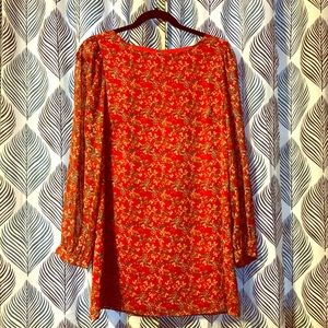 Ark & co. Red Floral Minidress
